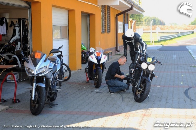 Regulacje motocykli Tor Poznan