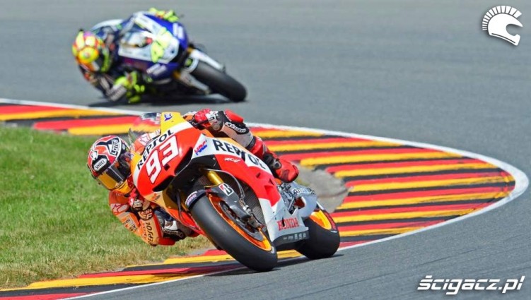 Marquez i Rossi Grand Prix Niemiec
