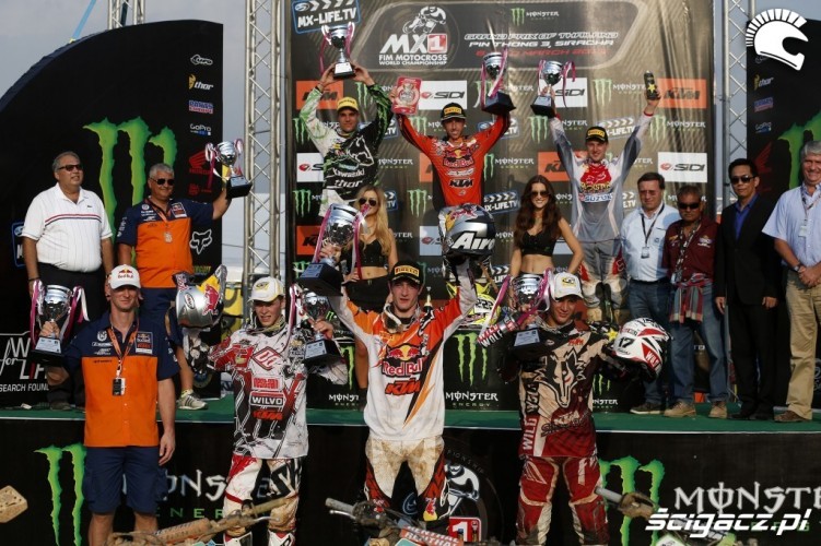 Podium MXGP 2013 Thai Grand Prix
