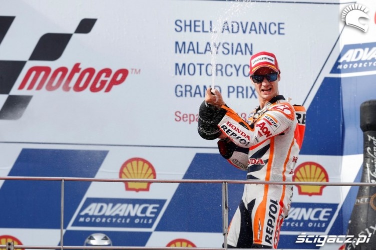 Pedrosa na podium Grand Prix Malezji