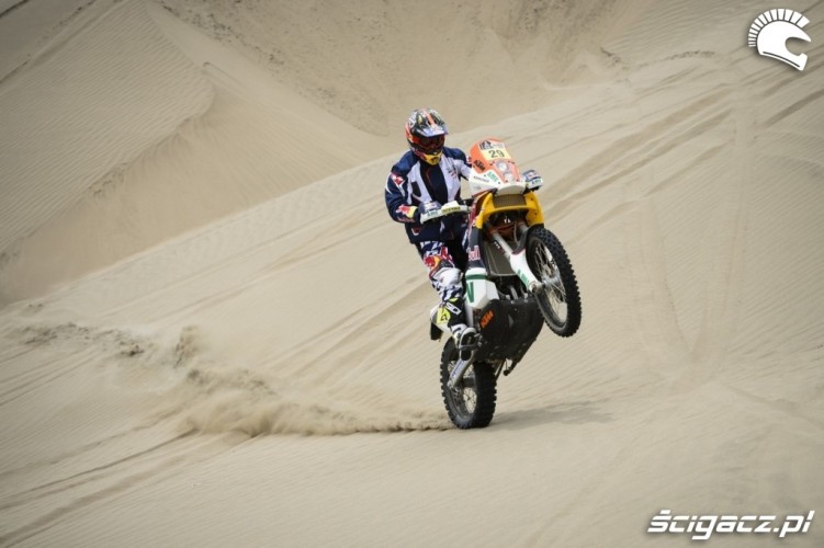 Rajd Dakar 2013 wheelie