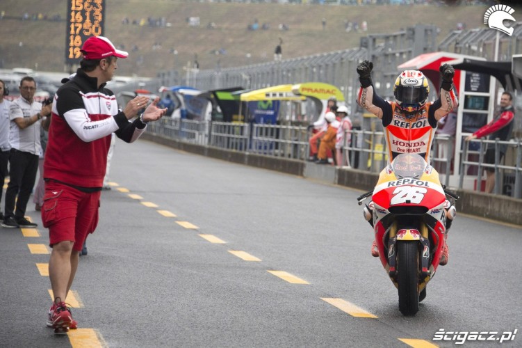 dani pedrosa gratulacje motogp japonia 2015