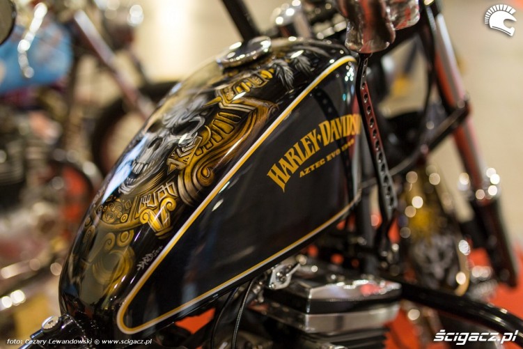 Wystawa motocykli i skuterow Moto Expo 2017 Harley Davidson aztec