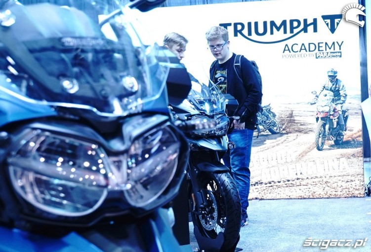triumph academy poznan motor show 2018