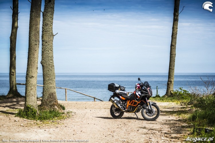 KTM 1290 Super Adventure R test motocykla morze 2