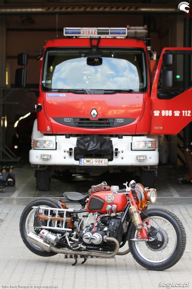 55 Dniepr K650 Fire Bike custom