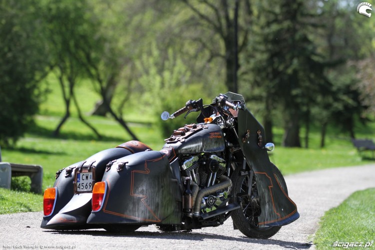 35 Harley Davidson Sportster 1200 Led Sled custom