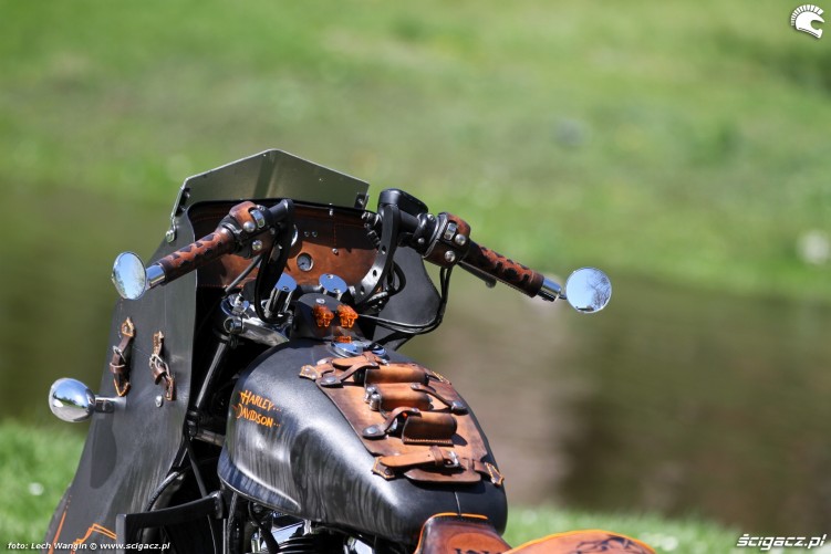 45 Harley Davidson Sportster 1200 Led Sled custom