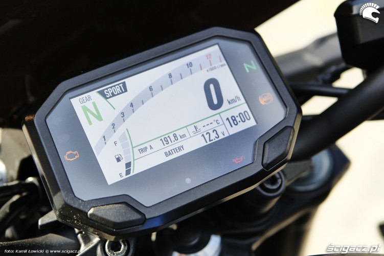 10 Kawasaki Z900 2021 zegar