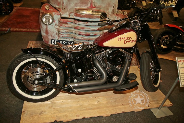 073 Big Twin Bikeshow Expo 22 Houten wystawa motocykli custom