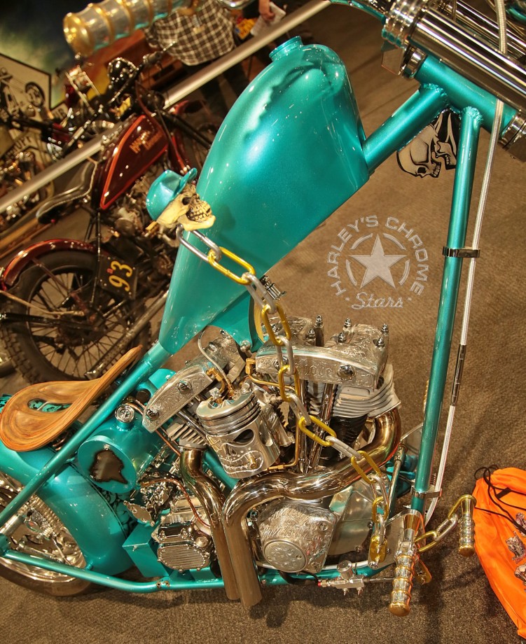 130 Big Twin Bikeshow Expo 22 Houten wystawa motocykli custom