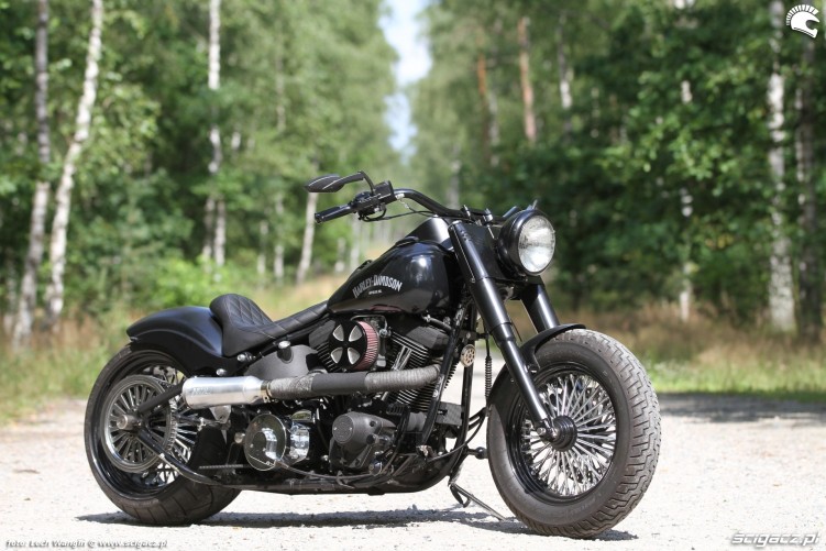 15 Harley Davidson Heritage Softail Classic Custom postoj