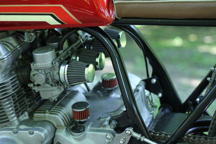 17 Honda CB 750 K Black Dog custom filtry powietrza