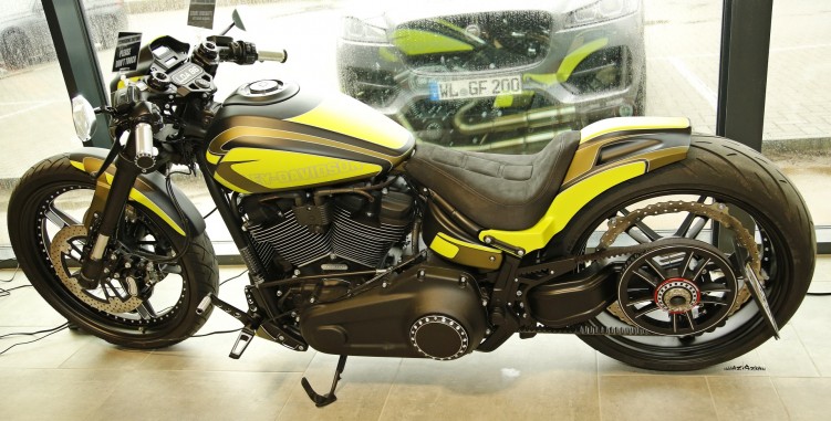 20 Thunderbike custom bike limonkowy
