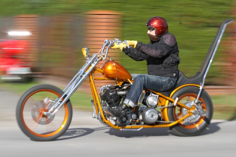 01 Harley Davidson Knucklehead jazda