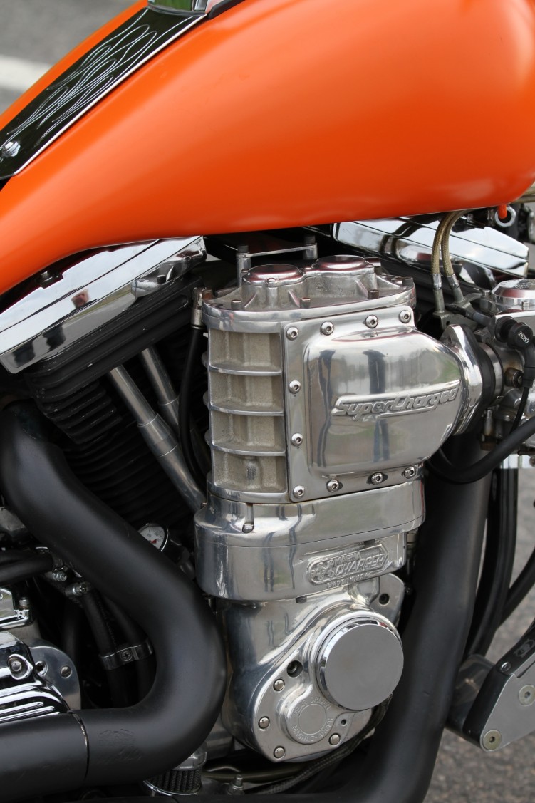30 Harley Davidson Softail custom supercharged
