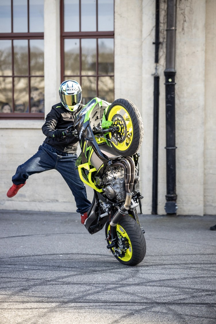 Marcin Glowacki Stunt na Wroclaw Motorcycle Show 2023
