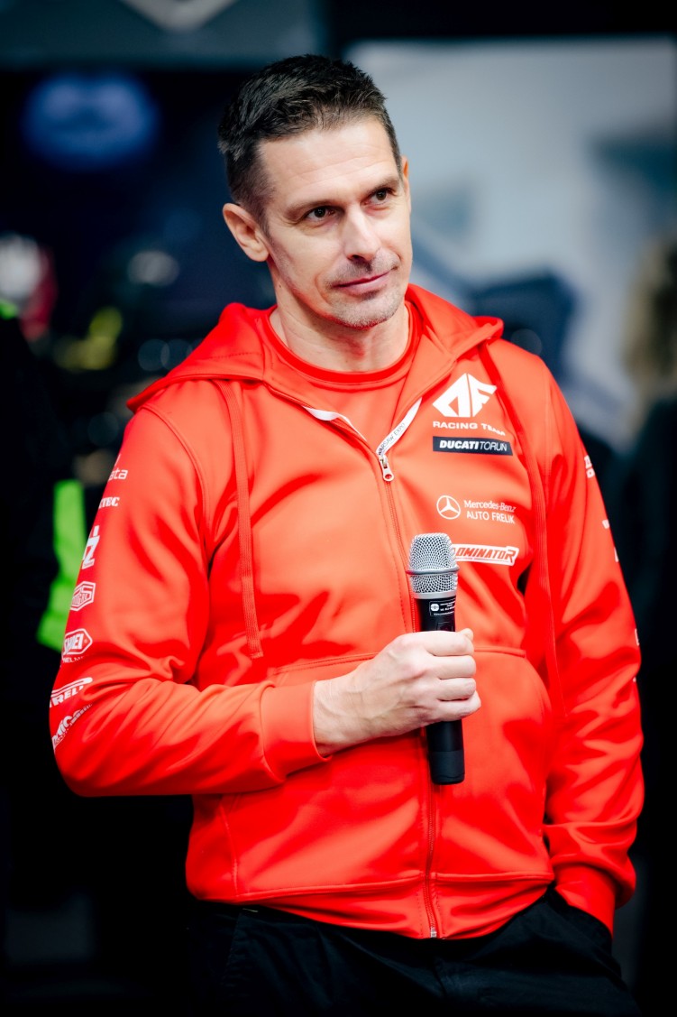 28 Dariusz Malkiewicz wlasciciel zespolu Ducati