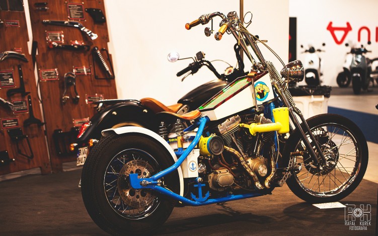 Popeye custom bike Warsaw Motorcycle Show 2024 06