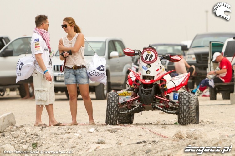 Polski quad Abu Dhabi Desert Challenge 2012