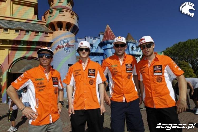 ekipa KTM Mistrzostwa Swiata Motocross w Brazyli 2012