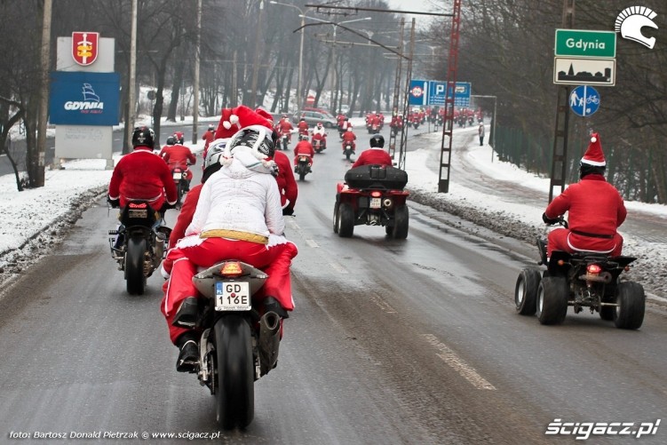 wjazd do gdyni Mikolaje na motocyklach 2010 3City-23