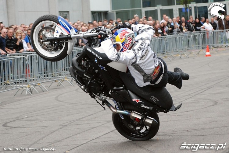 World Champion stunt rider Chris Pfeiffer