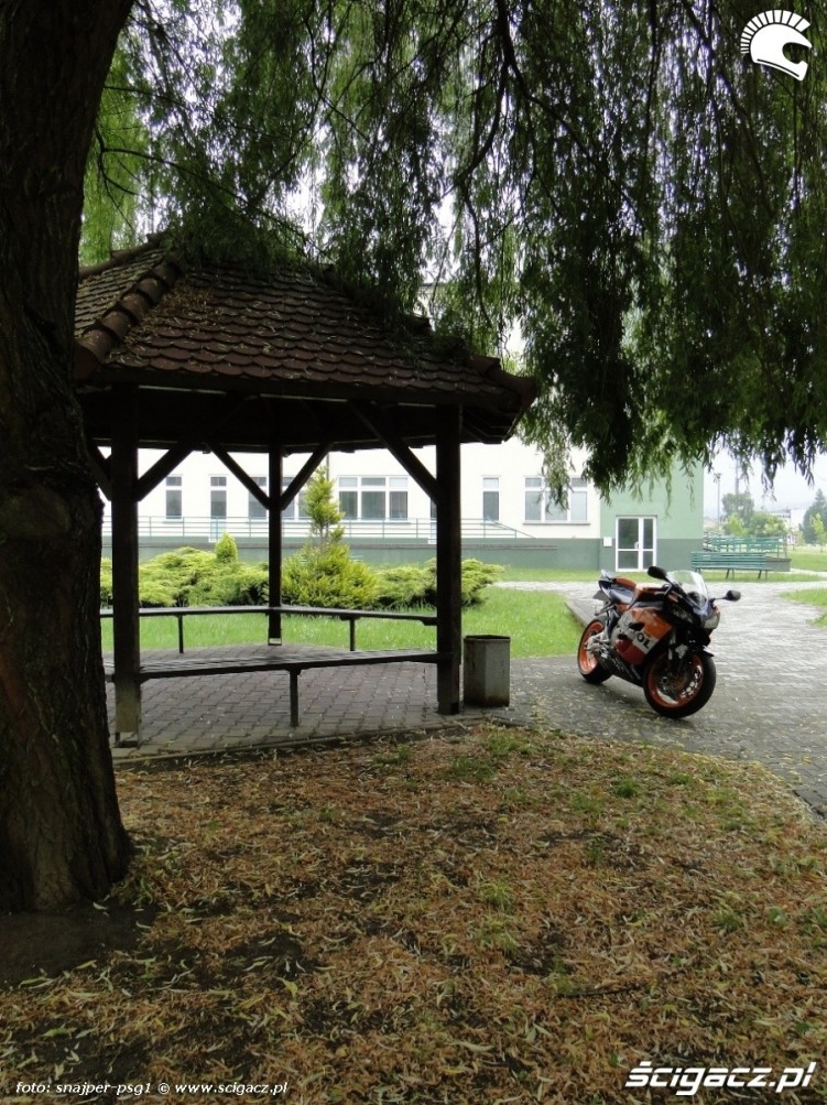 Honda CBR Repsol pod drzewem - dzien dziecka w rzeszowie 2011