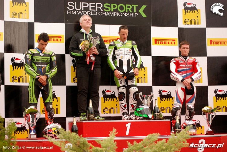 Supersport Brno podium