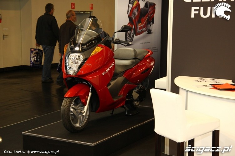 Red Vectrix Scooter Intermot 2011