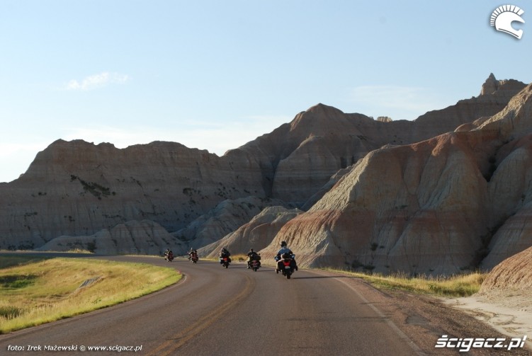 jadac przez badlands