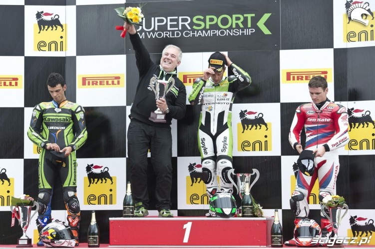 Supersport Brno podium