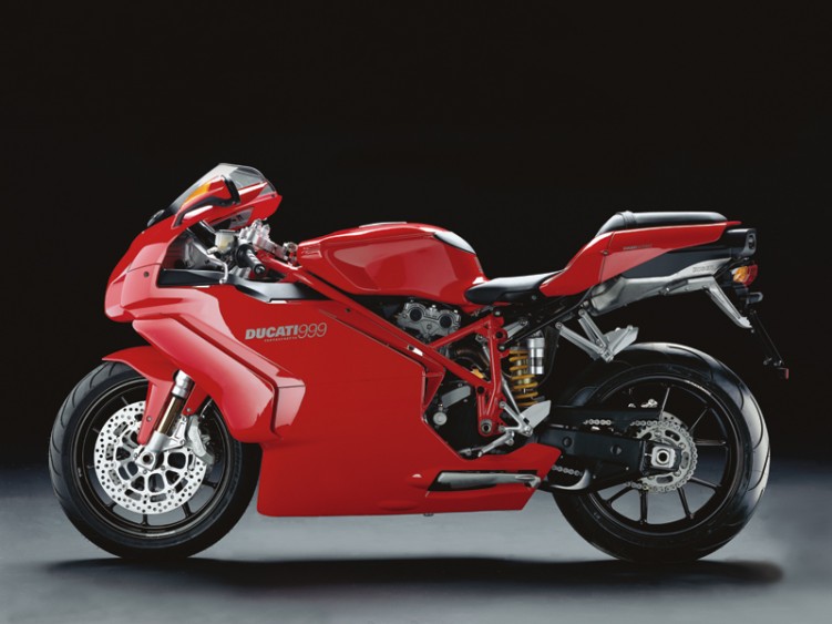 Ducati 999 czerwona profil