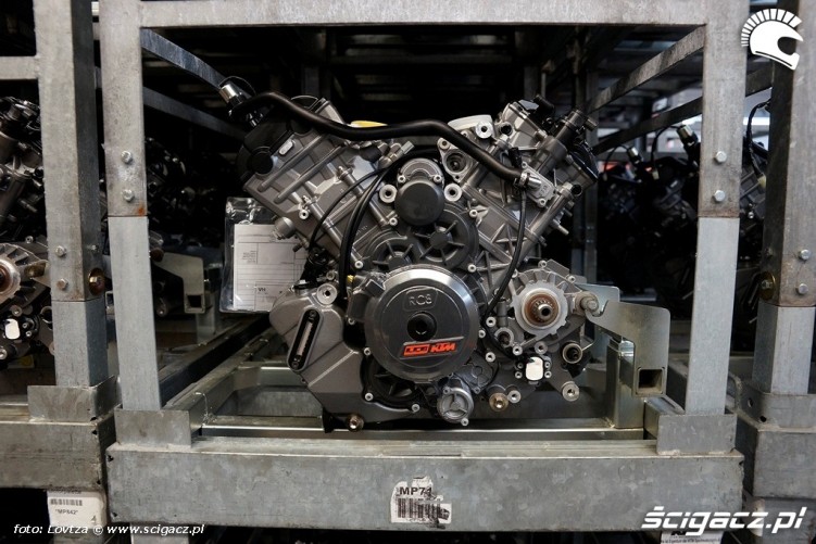 Silnik w skrzyni Fabryka KTM