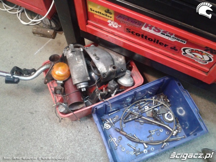 Remont Honda CL 350 Scrambler