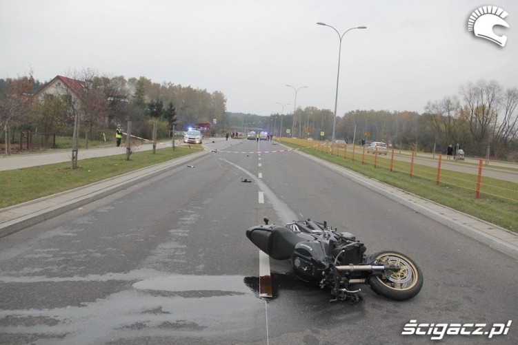Wypadek Kawasaki ZX12R
