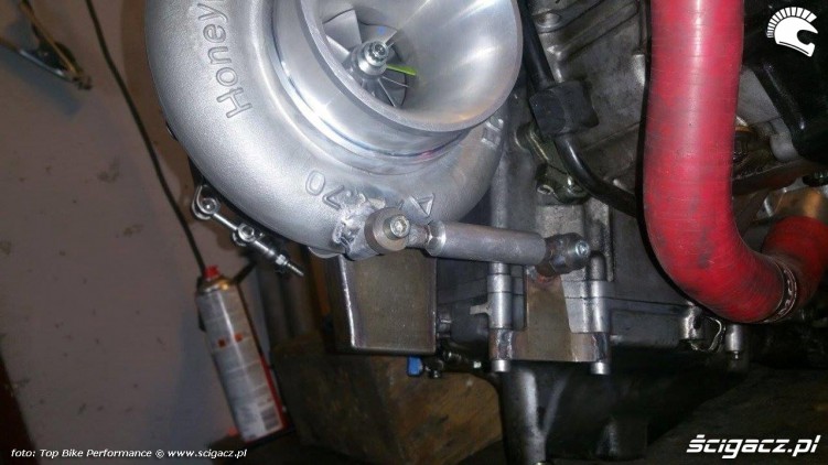 Mocowanie turbosprezarki Haybusa Turbo