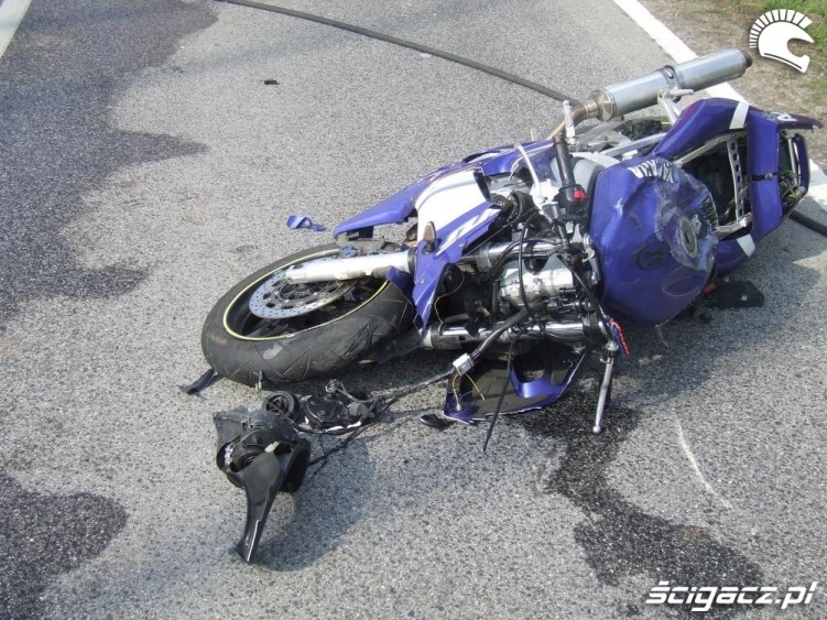 Wypadki motocyklowe 2016 Yamaha