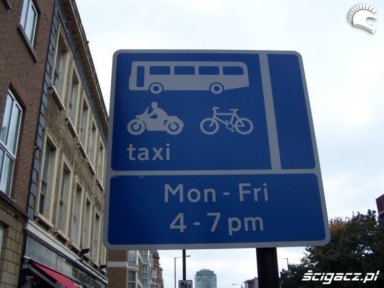 Znaki w Londynie