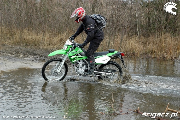 Kawsaki KLX250 woda