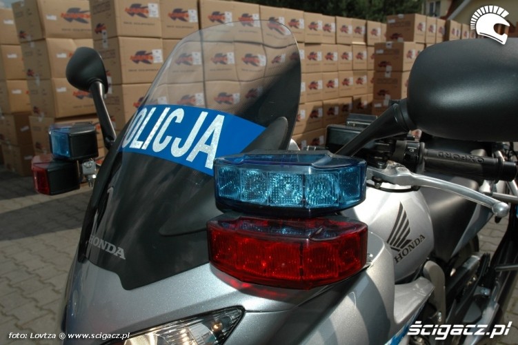 Lampy policyjne Honda CBF1000