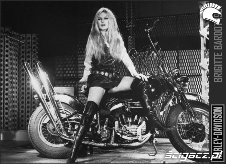 Brigitte Bardot Harley