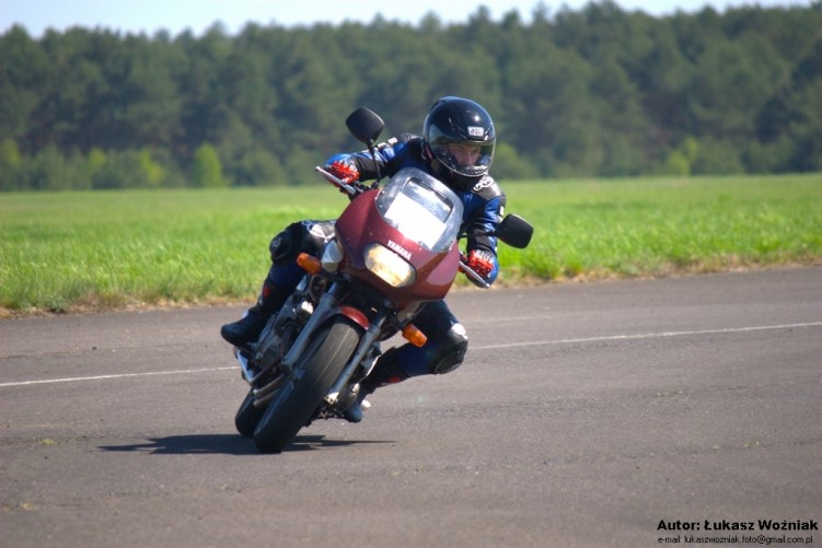 Trening na motocyklu
