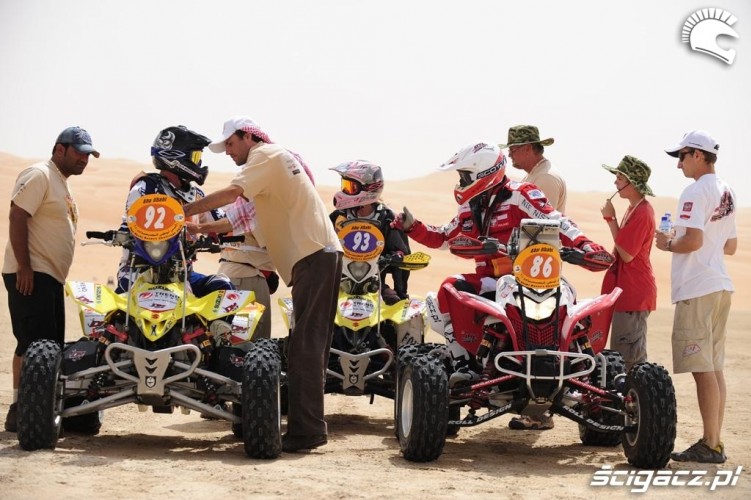 Abu Dhabi Desert Challenge quadowcy