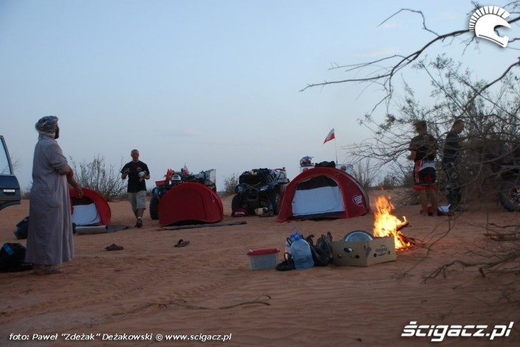 oboz na pustyni Libia Quad Adventure