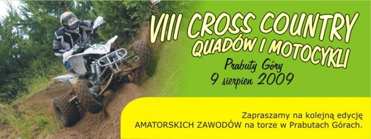VIII cross country prabuty gory plakat