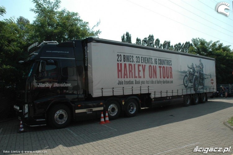 Harley on Tour 2014 ciezarowka
