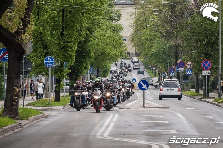 Przejazd ulicami miasta Tarnow