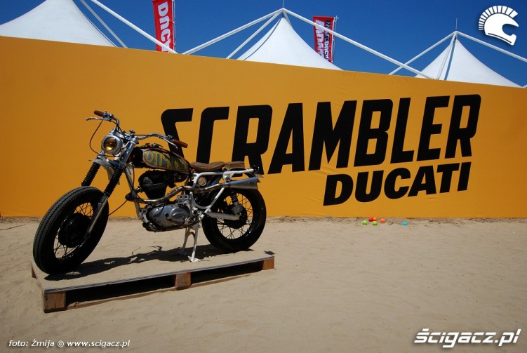 Ducati Scrambler corner