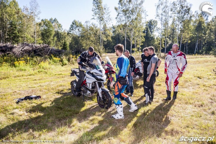 Ducati Multi Tour 2016 offroad szkolenie